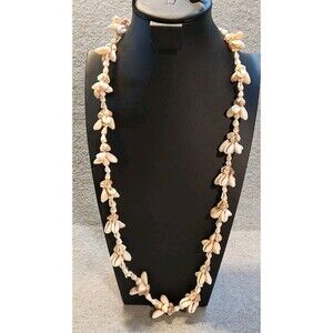 Shell Necklace Lei 17” Long